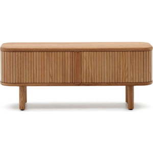 TV stolek v dekoru jasanu v přírodní barvě 120x50x40 cm Mailen – Kave Home obraz