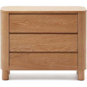 Komoda v dekoru jasanu v přírodní barvě 120x80x40 cm Salaya – Kave Home obraz