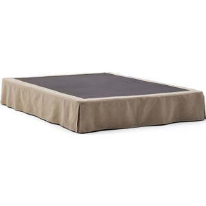 Taupe čalouněná dvoulůžková postel 160x200 cm Jaira – Kave Home obraz