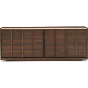 Hnědá komoda v dekoru ořechu 200x80x45 cm Onix – Kave Home obraz