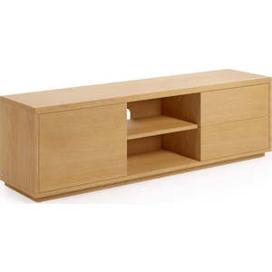 TV stolek v dekoru dubu v přírodní barvě 150x44 cm Abilen - Kave Home obraz