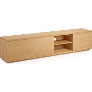 TV stolek v dekoru dubu v přírodní barvě 200x44 cm Abilen - Kave Home obraz
