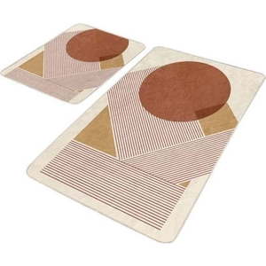 Sametové koupelnové předložky v sadě 2 ks 60x100 cm – Mila Home obraz
