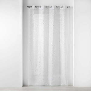 Bílá/ve stříbrné barvě voálová záclona 140x240 cm Floressia – douceur d'intérieur obraz