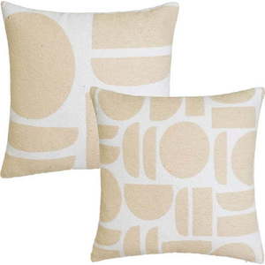 Dekorační polštáře z materiálu bouclé v sadě 2 ks 45x45 cm Mid Century – Casa Selección obraz