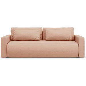 Růžová rozkládací pohovka s úložným prostorem 238 cm Belfast – Cosmopolitan Design obraz