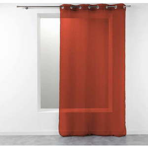 V terakotové barvě záclona 140x240 cm Telma – douceur d'intérieur obraz