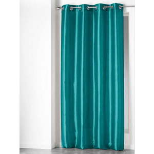 Modrý závěs z mikrosaténu 140x240 cm Shana – douceur d'intérieur obraz