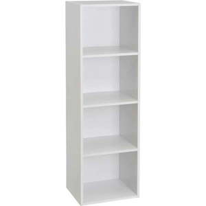 Bílá knihovna 30x106x24 cm Cube – Casa Selección obraz