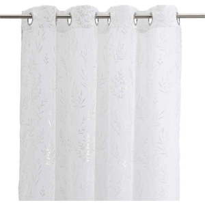 Bílá/ve stříbrné barvě záclona 140x260 cm Buds – Casa Selección obraz