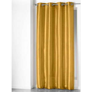 Žlutý závěs z mikrosaténu 140x240 cm Shana – douceur d'intérieur obraz