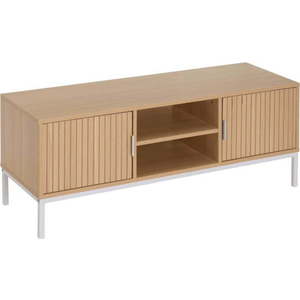 TV stolek v dekoru dubu v přírodní barvě 120x45x40 cm Mid-Lines – Casa Selección obraz