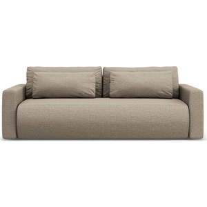 Světle hnědá rozkládací pohovka s úložným prostorem 238 cm Belfast – Cosmopolitan Design obraz