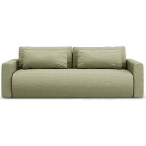Zelená rozkládací pohovka s úložným prostorem 238 cm Belfast – Cosmopolitan Design obraz