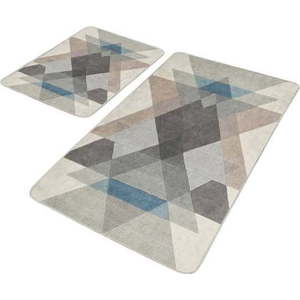 Sametové koupelnové předložky v sadě 2 ks 60x100 cm – Mila Home obraz