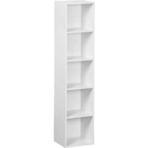 Bílá knihovna 30x24x132 cm Cube – Casa Selección obraz