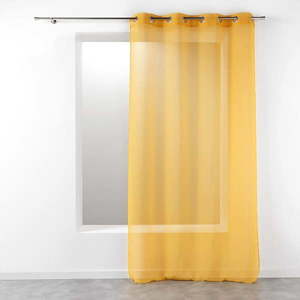 Žlutá záclona 140x280 cm Telma – douceur d'intérieur obraz