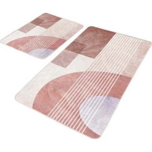 Sametové koupelnové předložky v sadě 2 ks 60x100 cm – Mila Home obraz