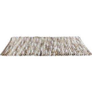 Světle hnědá koupelnová předložka Wenko Smooth Taupe, 90 x 60 cm obraz