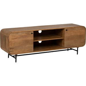 Hnědý TV stolek z mangového dřeva 160x55x40 cm Kaya – Ixia obraz