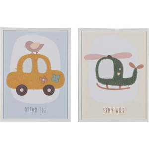 Dětské obrázky v sadě 2 ks 30x40 cm Vehicles – Ixia obraz