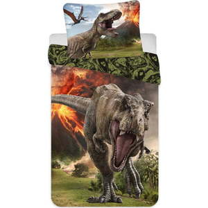 Bavlněné dětské povlečení na jednolůžko 140x200 cm Jurassic World "Volcano" – Jerry Fabrics obraz