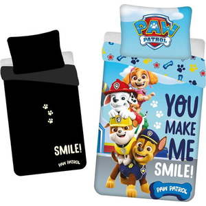 Bavlněné dětské povlečení se svítícím efektem na jednolůžko 140x200 cm Paw Patrol – Jerry Fabrics obraz
