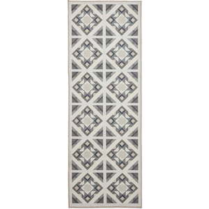 Šedý pratelný běhoun 76x230 cm Victoria Beige – Think Rugs obraz