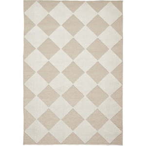 Bílo-béžový pratelný koberec 200x290 cm Lyna Beige&White – Think Rugs obraz