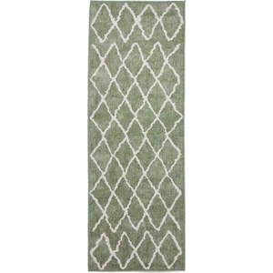 Zelený pratelný běhoun 61x170 cm Coral Green – Think Rugs obraz