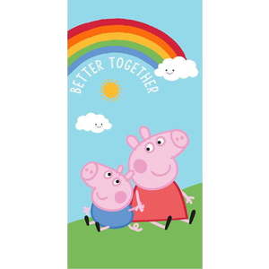 Bavlněná dětská osuška 70x140 cm Peppa Pig – Jerry Fabrics obraz