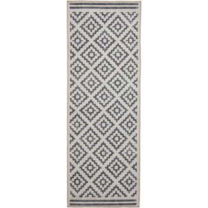 Šedý pratelný běhoun 61x170 cm Coral Grey – Think Rugs obraz