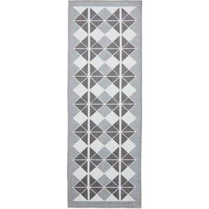 Šedý pratelný běhoun 76x230 cm Victoria Dark – Think Rugs obraz