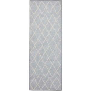 Světle šedý pratelný běhoun 76x230 cm Coral Light Grey – Think Rugs obraz