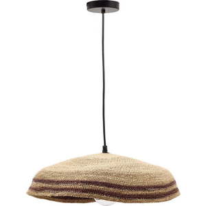 Závěsné svítidlo v přírodní barvě se stínidlem z mořské trávy ø 44 cm Vinyola – Kave Home obraz