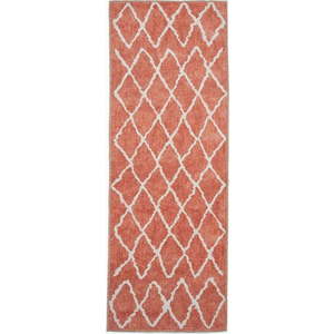 Oranžový pratelný běhoun 61x170 cm Coral Orange – Think Rugs obraz