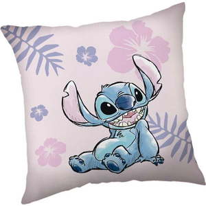 Fleecový dětský polštářek 40x40 cm Lilo a Stitch "Pink" – Jerry Fabrics obraz