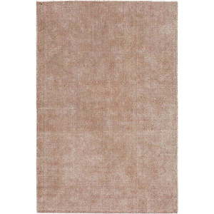 Ručně tkaný koberec z viskózyv terakotové barvě 160x230 cm Elvan – Kave Home obraz
