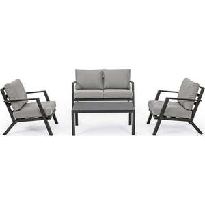 Šedý hliníkový zahradní lounge set pro 4 Harley – Bizzotto obraz