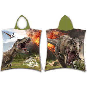 Bavlněné dětské pončo velikost 3-8 let Jurassic World "Volcano" – Jerry Fabrics obraz