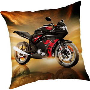 Dětský polštářek 40x40 cm Motorbike "Red" – Jerry Fabrics obraz