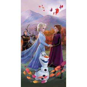 Bavlněná dětská osuška 70x140 cm Frozen "Wind" – Jerry Fabrics obraz