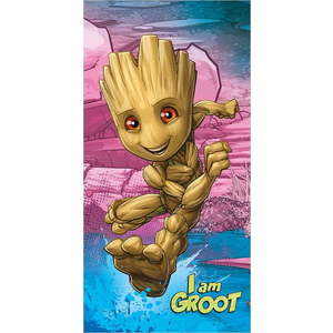 Bavlněná dětská osuška 70x140 cm Groot "I am groot" – Jerry Fabrics obraz