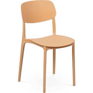 Oranžová plastová zahradní židle Hébé – Bonami Essentials obraz
