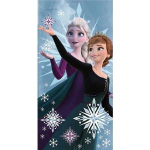 Bavlněná dětská osuška 70x140 cm Frozen "Snowflake" – Jerry Fabrics obraz