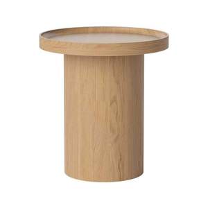 Konferenční stolek Plateau Ø48 cm, malý, více variant - Bolia Varianta: lakovaný dub obraz