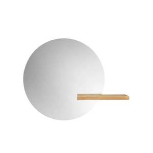 Nástěnné zrcadlo Shift, více variant - Bolia Průměr: 75 cm, Varianta: bílý dub obraz