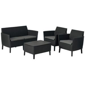 Ambia Garden TERASOVÁ SEDACÍ SOUPRAVA, 8dílné, plast, textil obraz