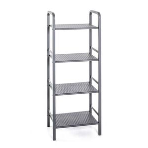 Carryhome REGÁL, šedá, ocel, 40/108/28 cm obraz