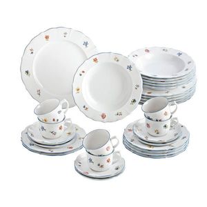 Seltmann Weiden KOMBINOVANÁ SOUPRAVA 30dílné, porcelán keramika obraz